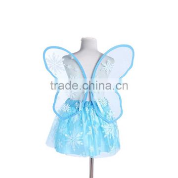 Free shipping fairy costume large costume angel wings with tutu skirt fairy set