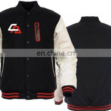 Latest Design Mens Varsity Satin Bomber Jacket Pakistan