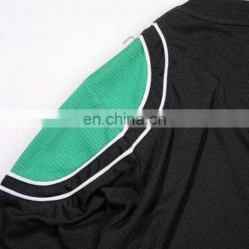 Long Sleeves Custom Black Soccer Referee Jersey photo-3