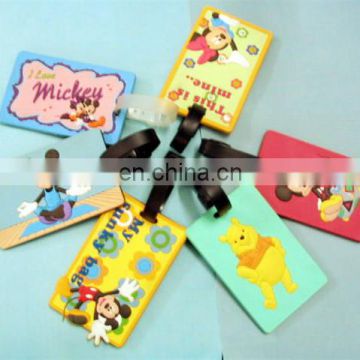 Multi-colored Silicone Luggage Tag identification card/Tas