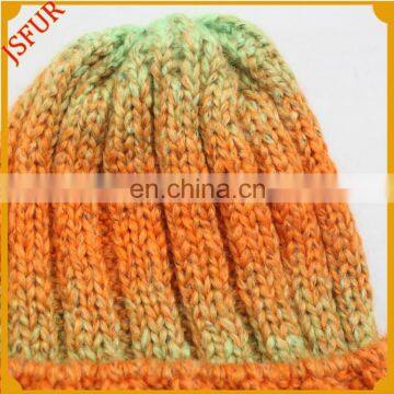 Superior Quality Ladies Cream Knit With Hat Faux Fur Bobble Pom Ski Winter Hats photo-5
