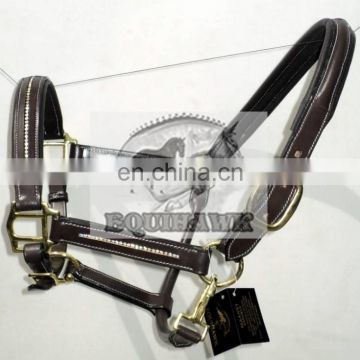 Drum Dyed Leather Halter MVE - 1076