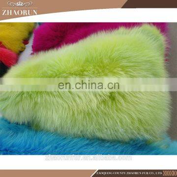 100% Real Raccoon Fur Skin / Pink Raccoon Fur Pelt for Garment photo-4