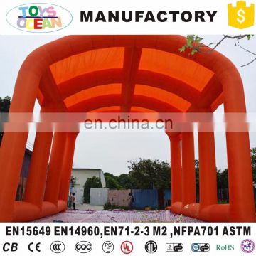 fashion outdoor inflatable orange tent for advertising