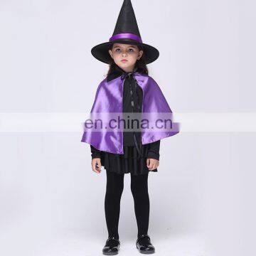 Fctory direct sale halloween style witch cosplay costume for girls