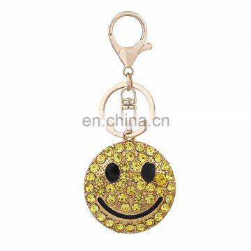 metal emoji car keychain