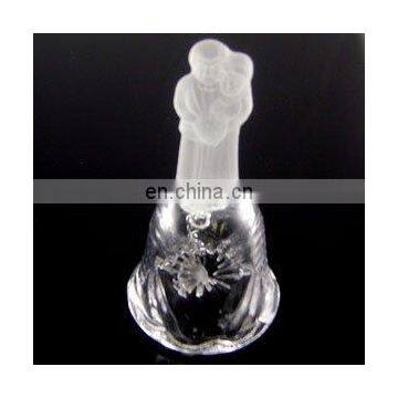 Bride and Groom 24 % lead crystal bell