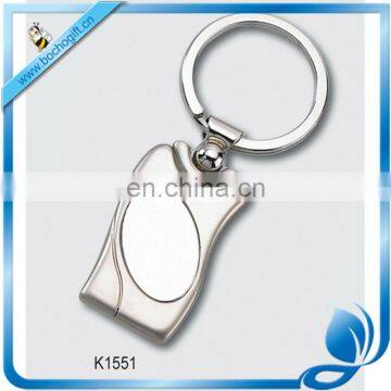 High quality zinc alloy custom metal keyring