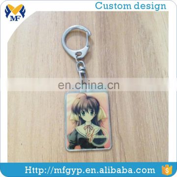 Fress samples customize cute dog tag key chain