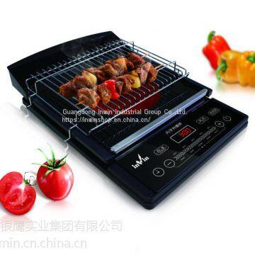 Electrical Cooker Black Suitable for Stir-fried, BBQ,hotpot,and Cook Soup Etc 4pcs/CTN