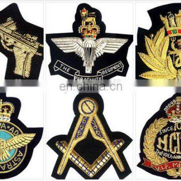 Professional custom blazer pocket badge embroidered