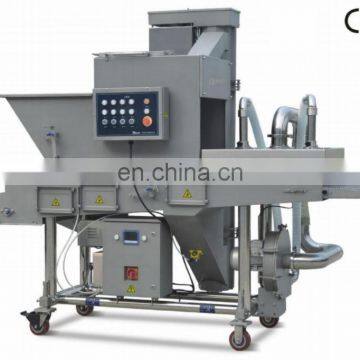 600 belt width dry coater for bread coating burger machine