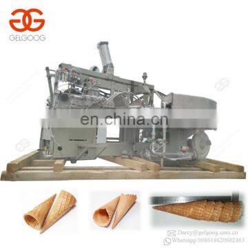 Commercial Practical Rolled Waffle Cone Baking Maker Ice Cream Cone Making Machine Product Line With Best Price