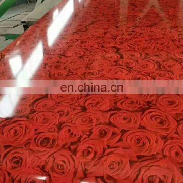 PPGI Color Coated Prepainted Galvanized Steel Coil (Flower Pattern)