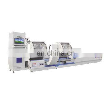 aluminum window full automatic cnc double head saw machine/aluminum window door making machine