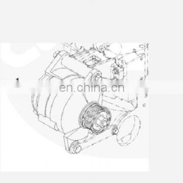 Diesel Engine ISB6.7 3972734 Alternator photo-3