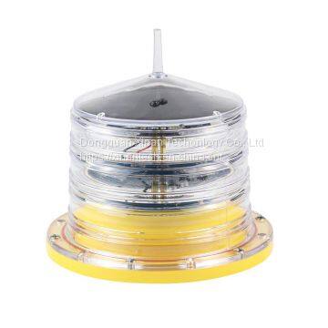 Solar Low Intensity Aviation obstruction light red color