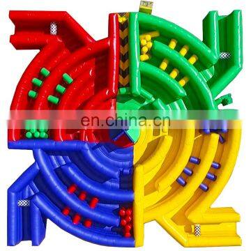 Interactive Inflatable Dizzy X Game Inflatable Obstacle Course for Sale