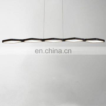 Simple atmosphere personality chrome pendant light for bar living room