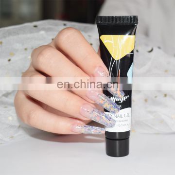 15ML Extension Nail Acryl poly gel Nude 7 Colors for Beginner Nail Manicure