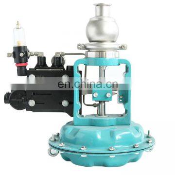Pneumatic Membrane Control Valve With Electric Actuator With Positioner photo-3