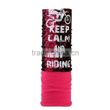 New Products 2016 Multifunctional Neck Tube Red Polar Fleece Bandana photo-3