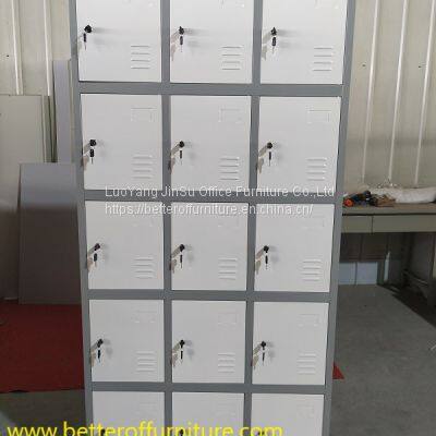 15 door steel locker H1850XW900XD450mm for School/Gym/Sports/Employee metal cabinet