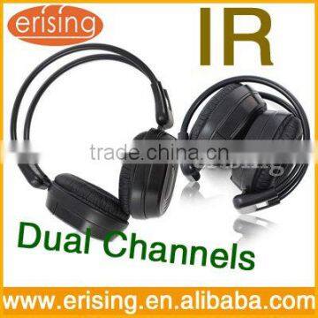 Erisin ES016 IR Stereo New Dual Channels Cordless wireles earphone