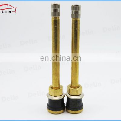 DeLin metal brass copper Clamp in air valve Truck and Bus Tire Valve tr572