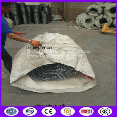 Simple Customed Flat Razor Wire / Concertina Razor Wire 500mm X 15m