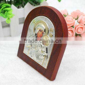 Silver Icon Virgin Mary of Jerusalem photo-2