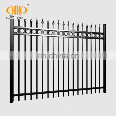 High strength yard fence metal steel fence panels