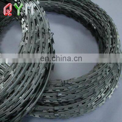 Stainless Razor Wire Single Coil Concertina Razor Wire Fence