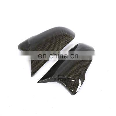 For BMW X1 F52 F48 F49 Replacement Carbon Mirror Cover Rear Side View Caps F85 F86 Gloss Black 2016 up photo-3