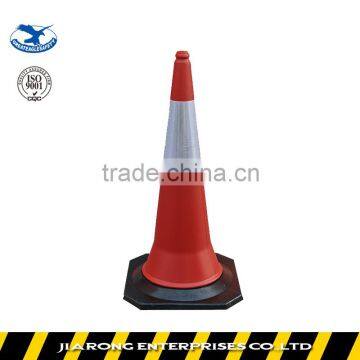 Lower Factory Price 100cm Soft Flexible PE plastic traffic cone TC001-100