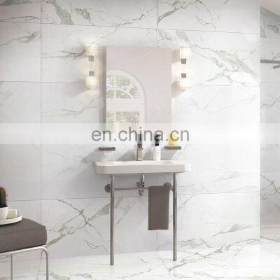 anti slip matt surface cararra marble design glazed rustic porcelain flooring tile