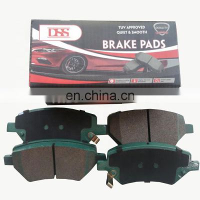 D1674 Wholesale China auto spare parts oem original car ceramic formula front brake pads for chery A5