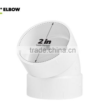 ASTM F2158 Central Vacuum 45 Degree Elbow Fitting