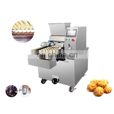 Bakery equipment automatic walnut mini cookies dropping maker peach Cake making machine PLC cookie machine production line