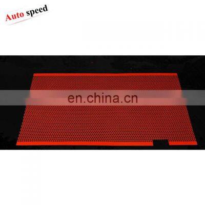 Red Aluminum Mesh Grill Inserts For Jeep Wrangler JK photo-5