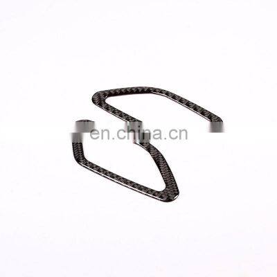 Carbon fiber Dashboard AC Vent Trim Sticker For Mercedes Benz CLA GLA