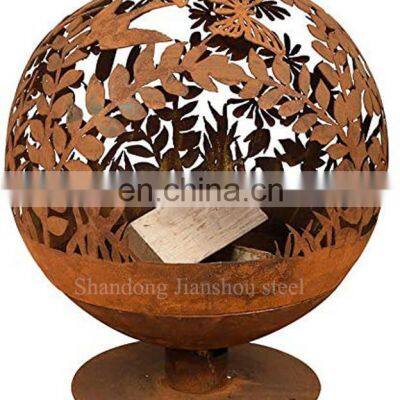 Factory Direct Sales Round Large Fire Pit With Decoration photo-4