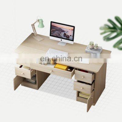 Student Study Office Desk Furniture Space Saving Wooden Desk Small Modern Cheap Studying Table Desk for Student photo-2