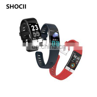 P68 Waterproof PPG ECG Smart Wristband Fitness Tracker E66 Body Temperature Bracelet Wristband Sport Digital Health Smart Watch