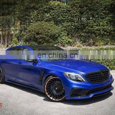 RUNDE W222 WD Style Car Bumper Car Full Body Kit For 2014-2017 Mercedes S-Class W222 photo-5