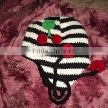 Cherry winter hat