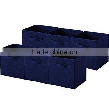 Household Non-woven Foldable Storage Cube Basket Bin Set of 6 photo-4