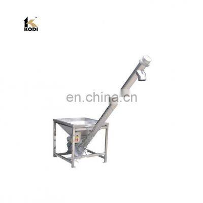 KODI Powder Material Stainless Steel Screw Conveyor Feeder With Hopper