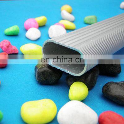 Aluminum Oval Tube Extrusion Profiles Aluminum Wardrobe Tube Profile Furniture Aluminium Extrusion photo-3