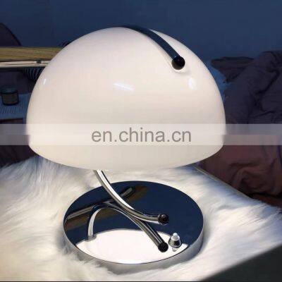 New Product Modern Table Lamp Art Glass Hat Desk Light Bedroom Bedside LED Table Lamp photo-2